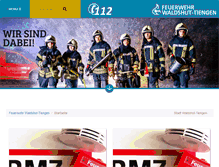 Tablet Screenshot of fw-waldshut-tiengen.de